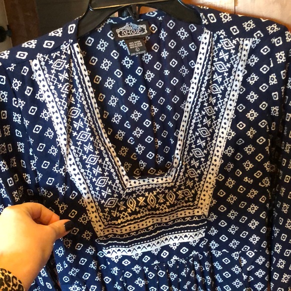 Longline bohemian dress/tunic style top euc - Picture 3 of 6